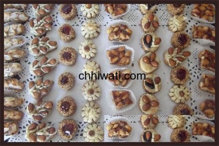 حلويات مغربية  تشكيلة من حلويات اللوز بالصور
