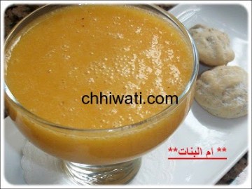 عصير بالموز و المشماش يابس بالصور 2