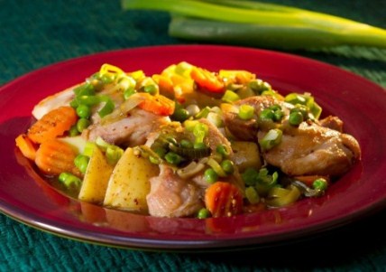 صينية دجاج بالخضراوت الايطالية