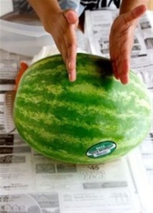 بالصور طريقة جميلة وسهلة لتزيين البطيخ (الدلاح) 1