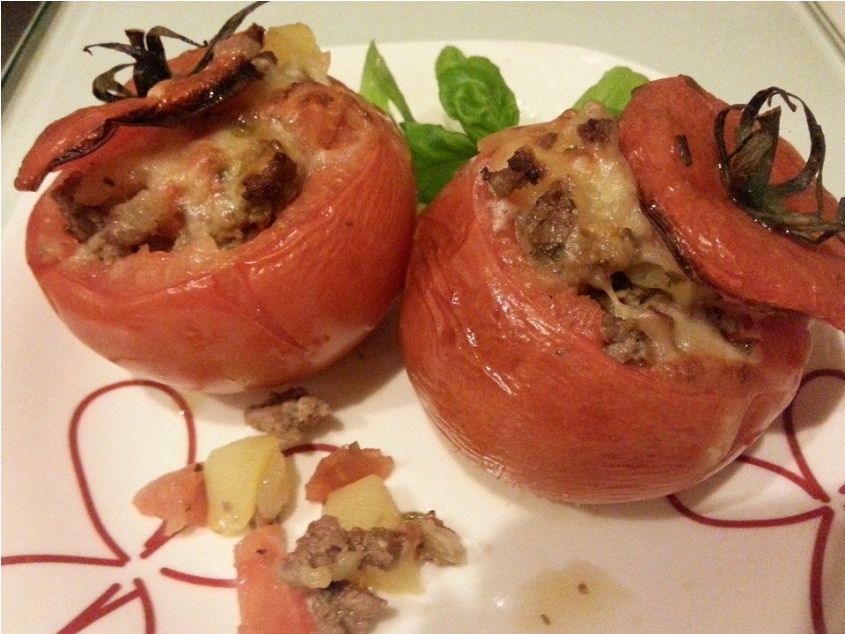 وصفة سهلة و صحية الطماطم في الفرن بالصور