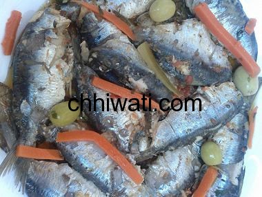 وصفة السمك المصبر بالطماطم sardine mo3alab 3