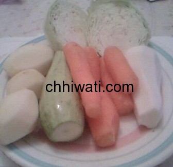 شوربة بالخضر صحية وخفيفة chorba khodar 1