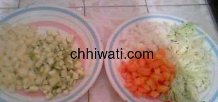 شوربة بالخضر صحية وخفيفة chorba khodar 2